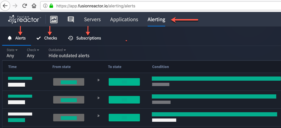 Configuring Alerting in FusionReactor Cloud, FusionReactor